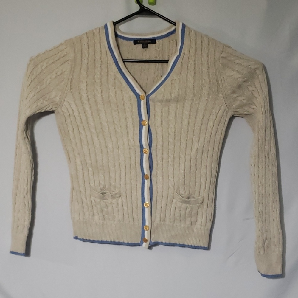 Brooks Brothers Supima Cotton Knit Button Cardigan